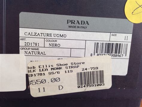 prada model number